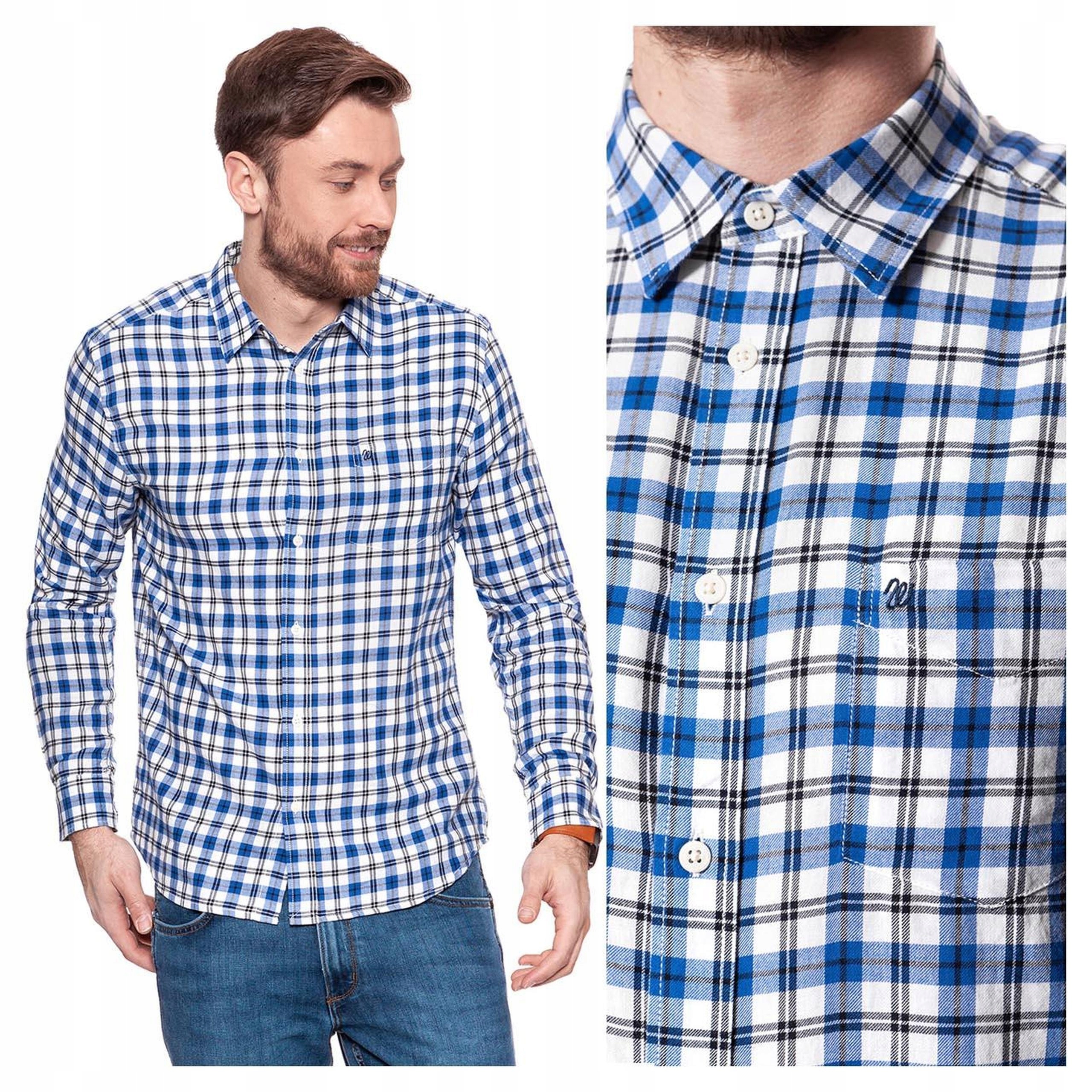 Pánská košile Wrangler L/s 1PKT Shirt S