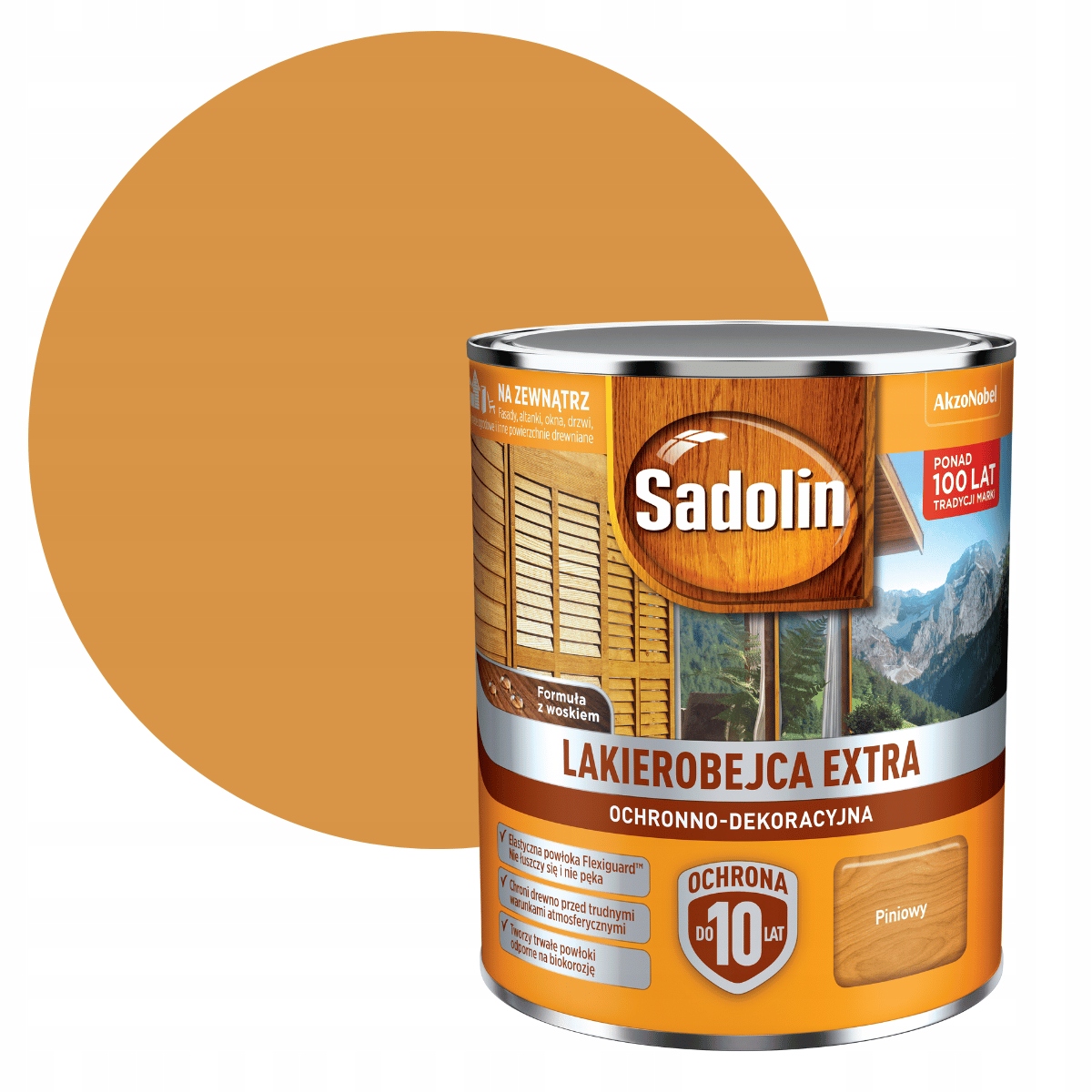 

Sadolin Extra 0,75L Lakierobejca Do Drewna Piniowy