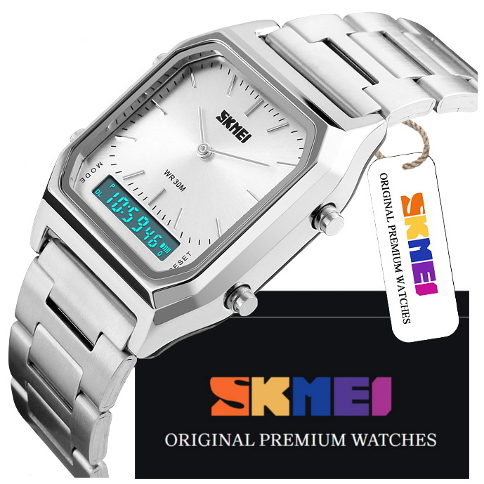 Elegantní Pánské Hodinky Skmei Na Náramku Ocel 304 Premium Podsvícení