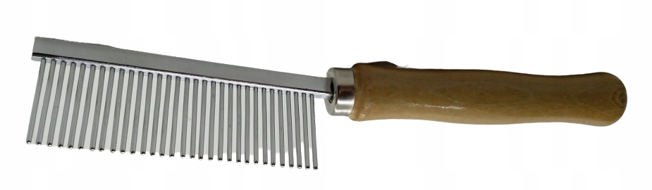 

grzebień metalowy dla psa 17 cm zęby 2,3 cm