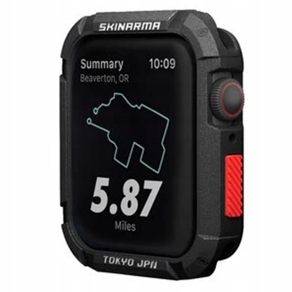 Skinarma Kurono etui do Apple Watch 45mm / 44mm, czarne