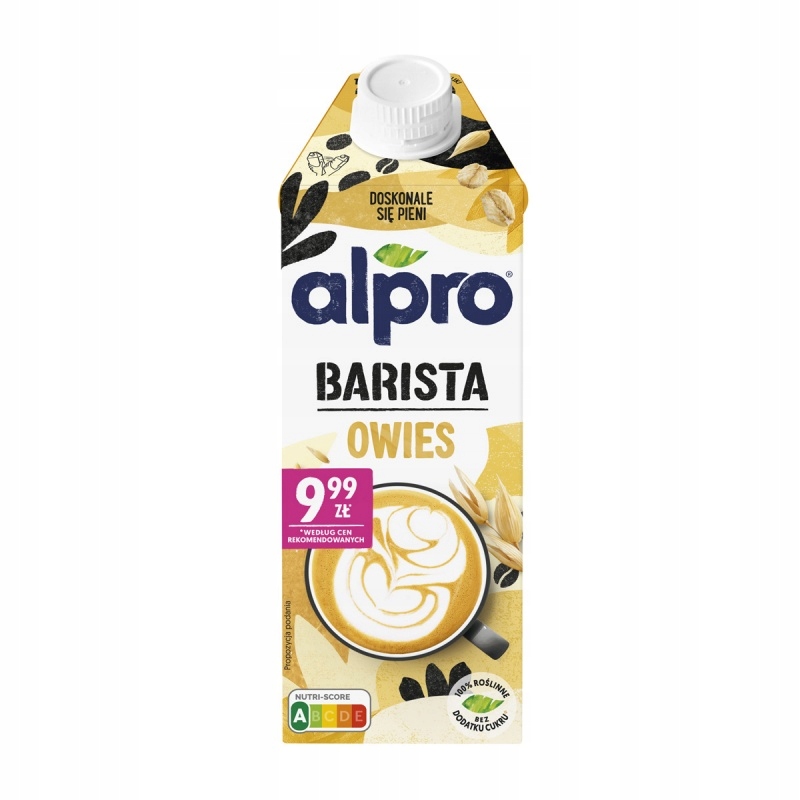 Napój roślinny Alpro owsiany barista 750ml 8szt