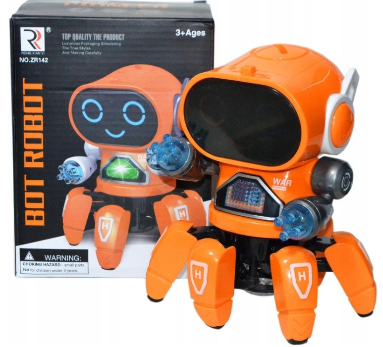 INTERAKTYWNY TAŃCZĄCY ROBOT DISCO LED DLA DZIECI EAN (GTIN) 5903819991437