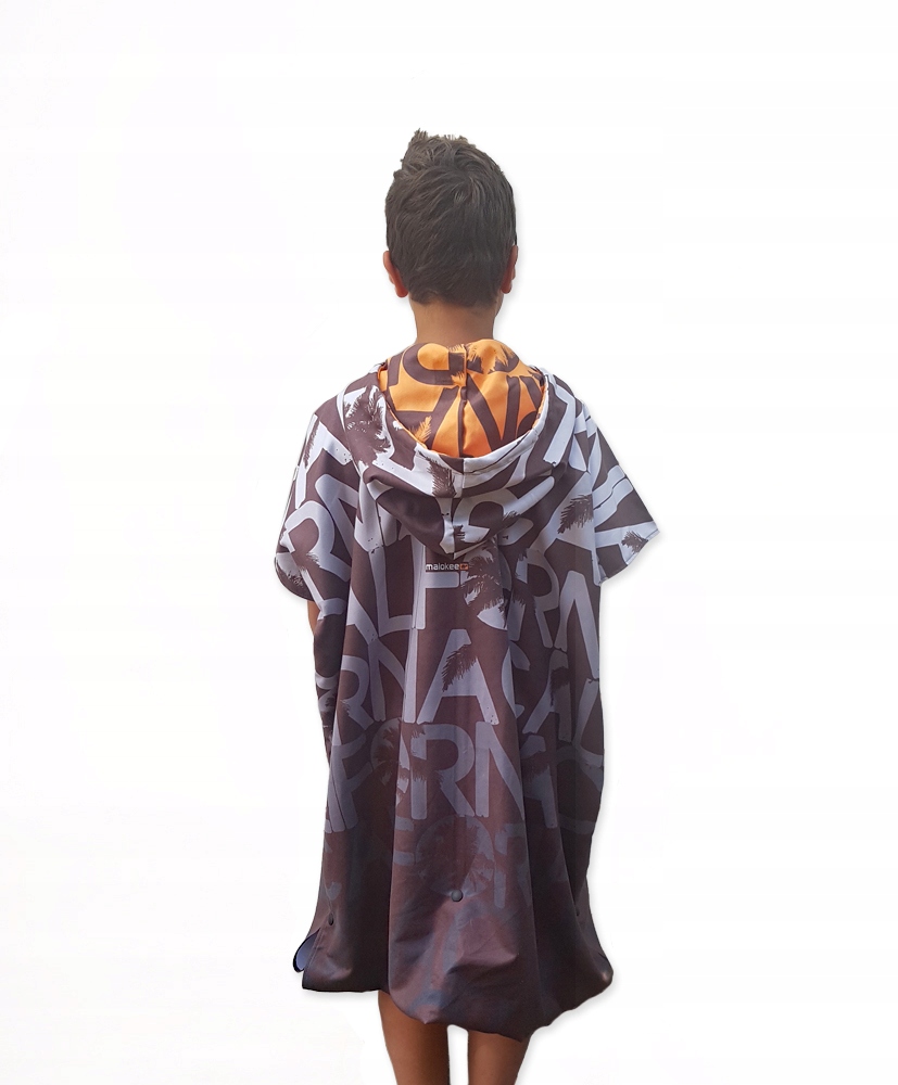 Poncho strój na camping basen plażę dla młodzieży Marka Malokee