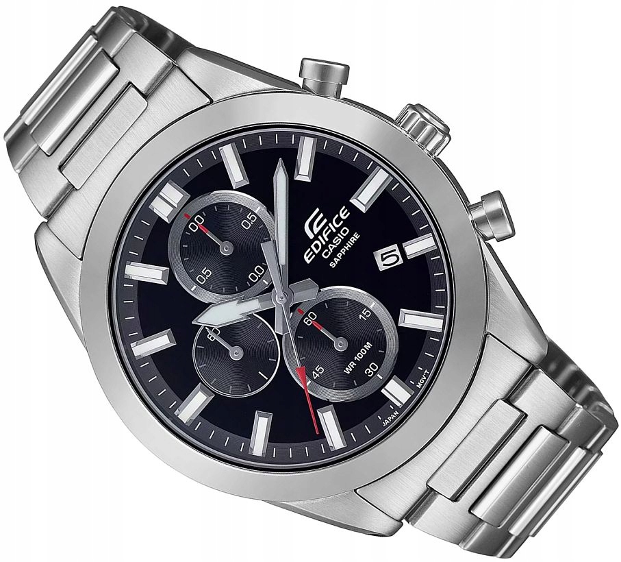 Pánské Hodinky Casio Edifice EFB-710D-1A Safírové Sklo Data Chrono WR100