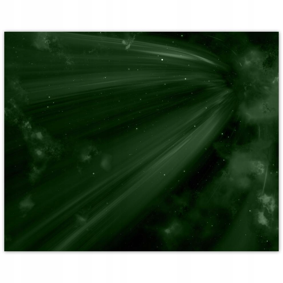 

Plakat 50x40 Zieleń butelkowa Kosmos