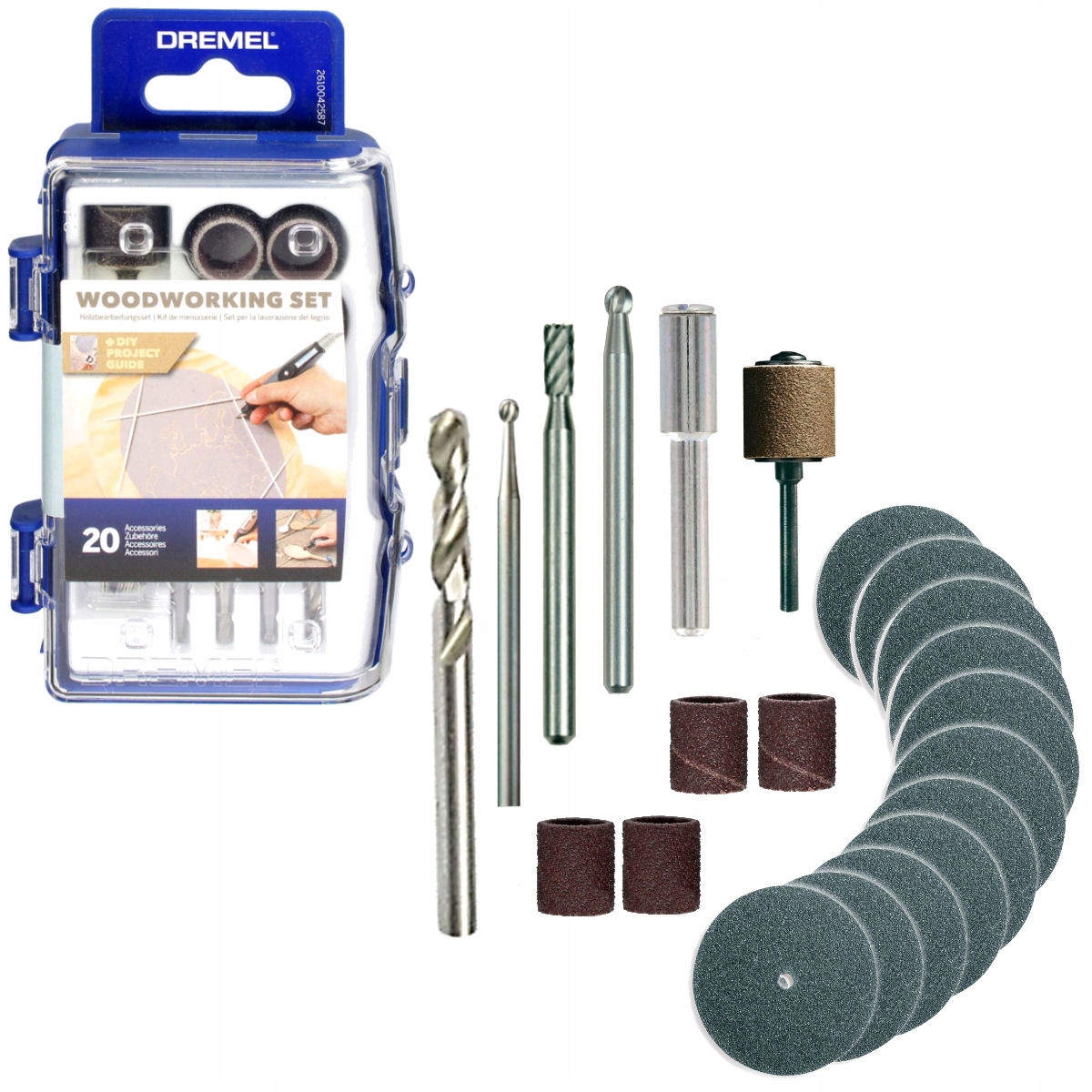 20 ELEMENTOWY ZESTAW AKCESORIÓW 681 DREMEL