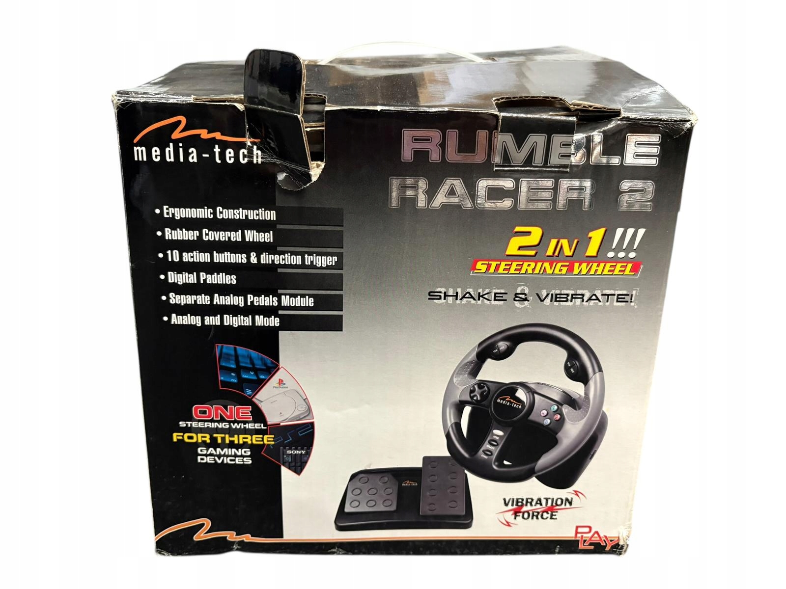 РУЛЬ MEDIA-TECH MT-176 ПЕДАЛИ