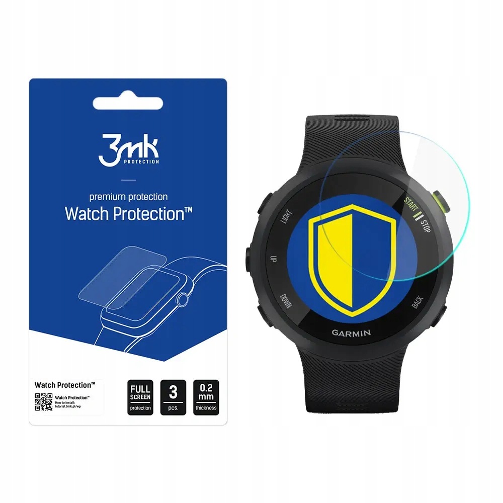 Szkło hybrydowe 3mk Watch Protection™ v. FlexibleGlass Lite na 45