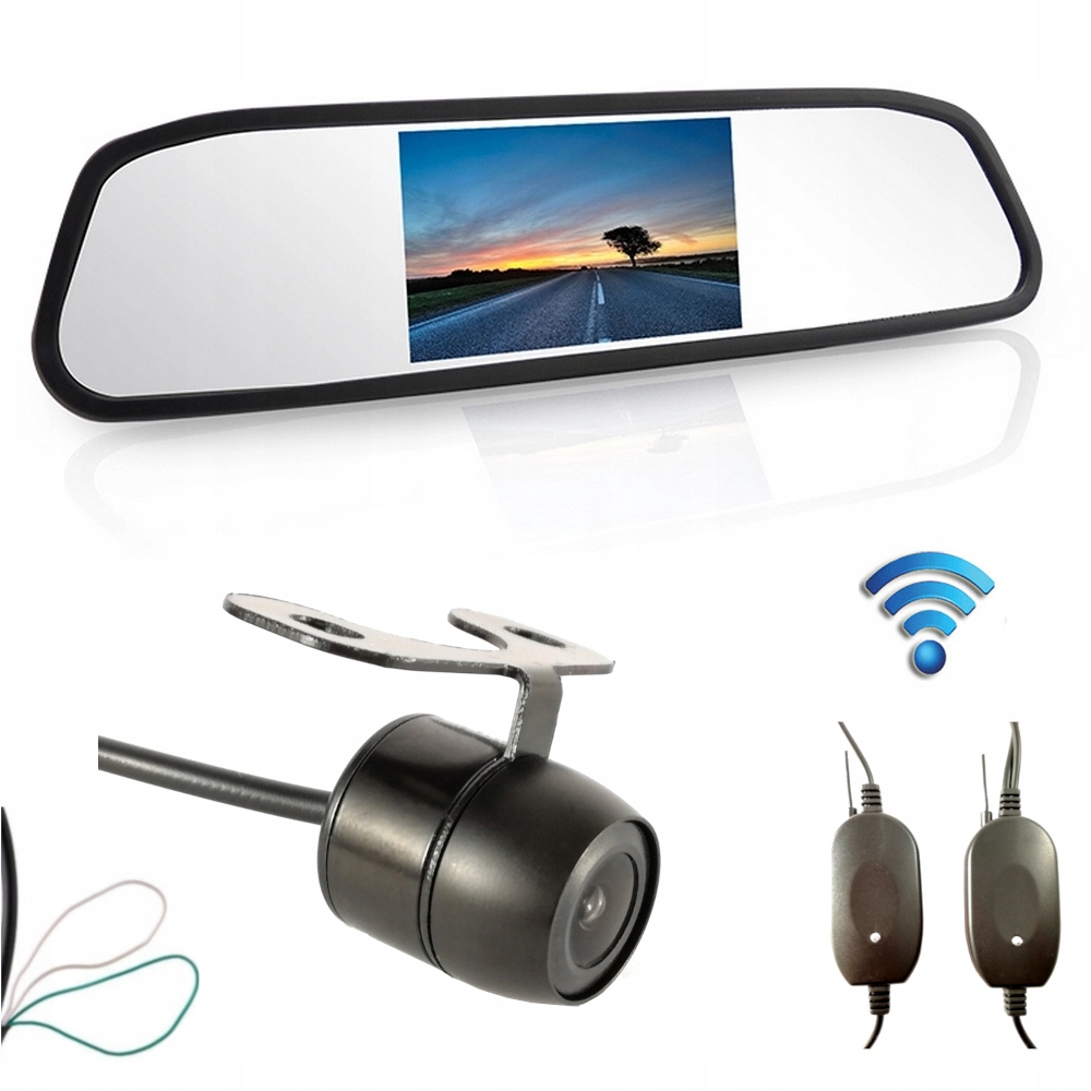 Монитор заднего вида беспроводная фронтальная /задняя камера