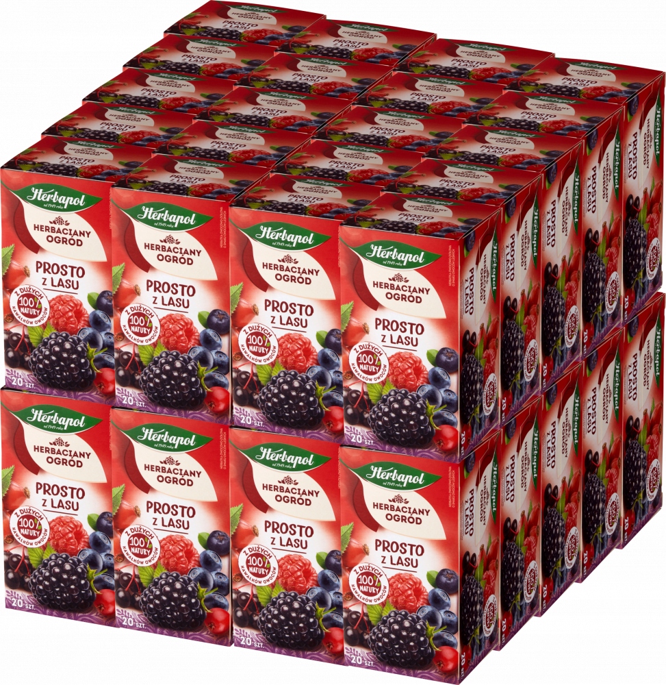 Herbata owocowa ekspresowa Prosto z Lasu Herbapol 50 g x40