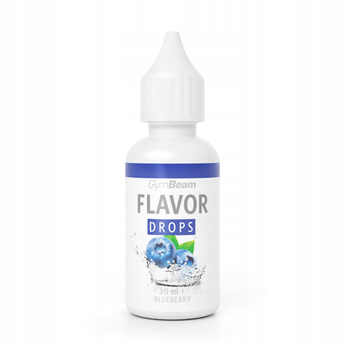 Levně Ochucující Kapky Bezkalorické Bez Cukru Flavor Drops GymBeam 30 ml borůvky