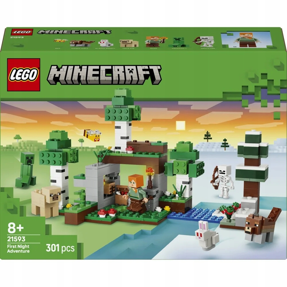 Lego Minecraft Přežití první noci 21593