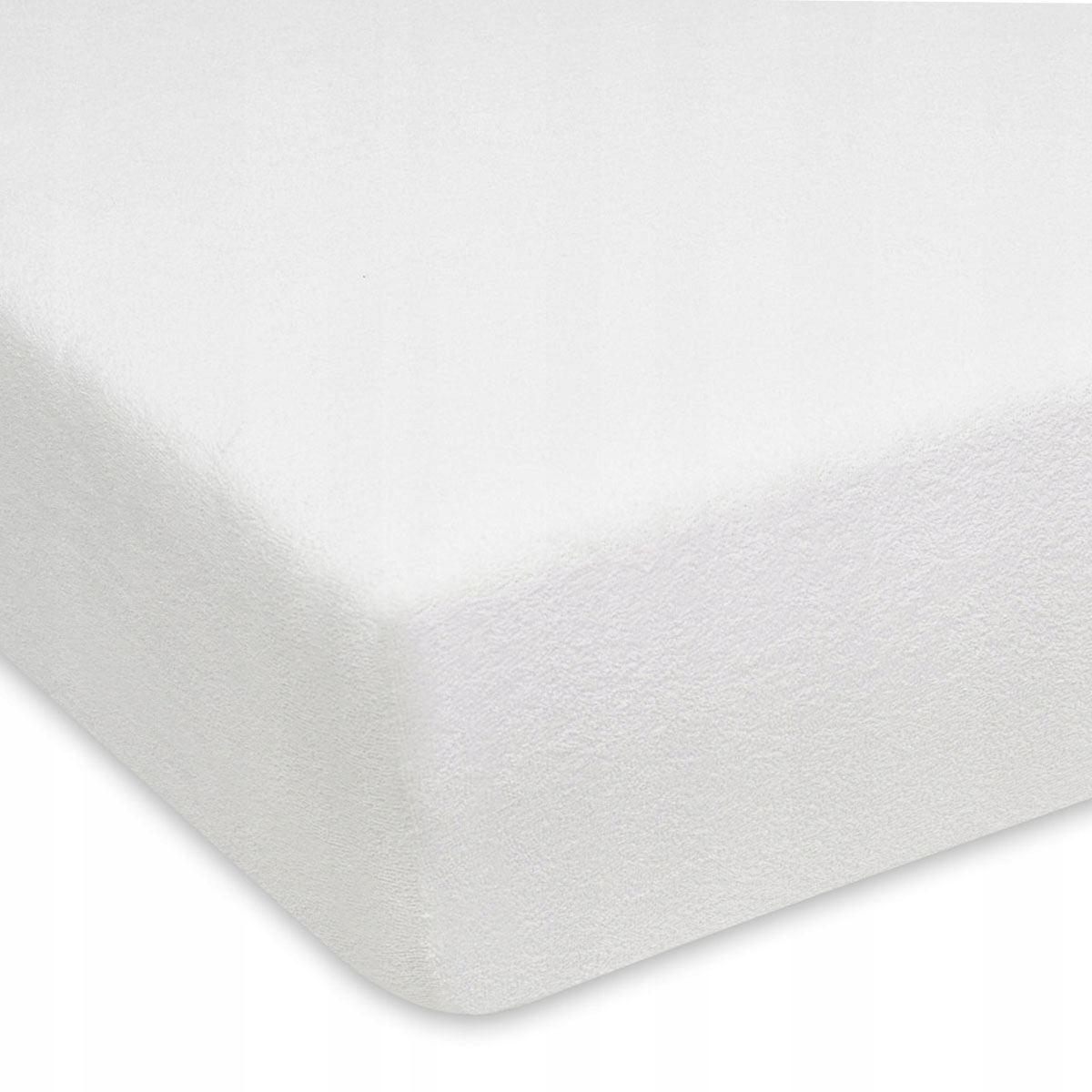 

Prześcieradło Białe Frotte Z Gumką Małe 100x200 cm
