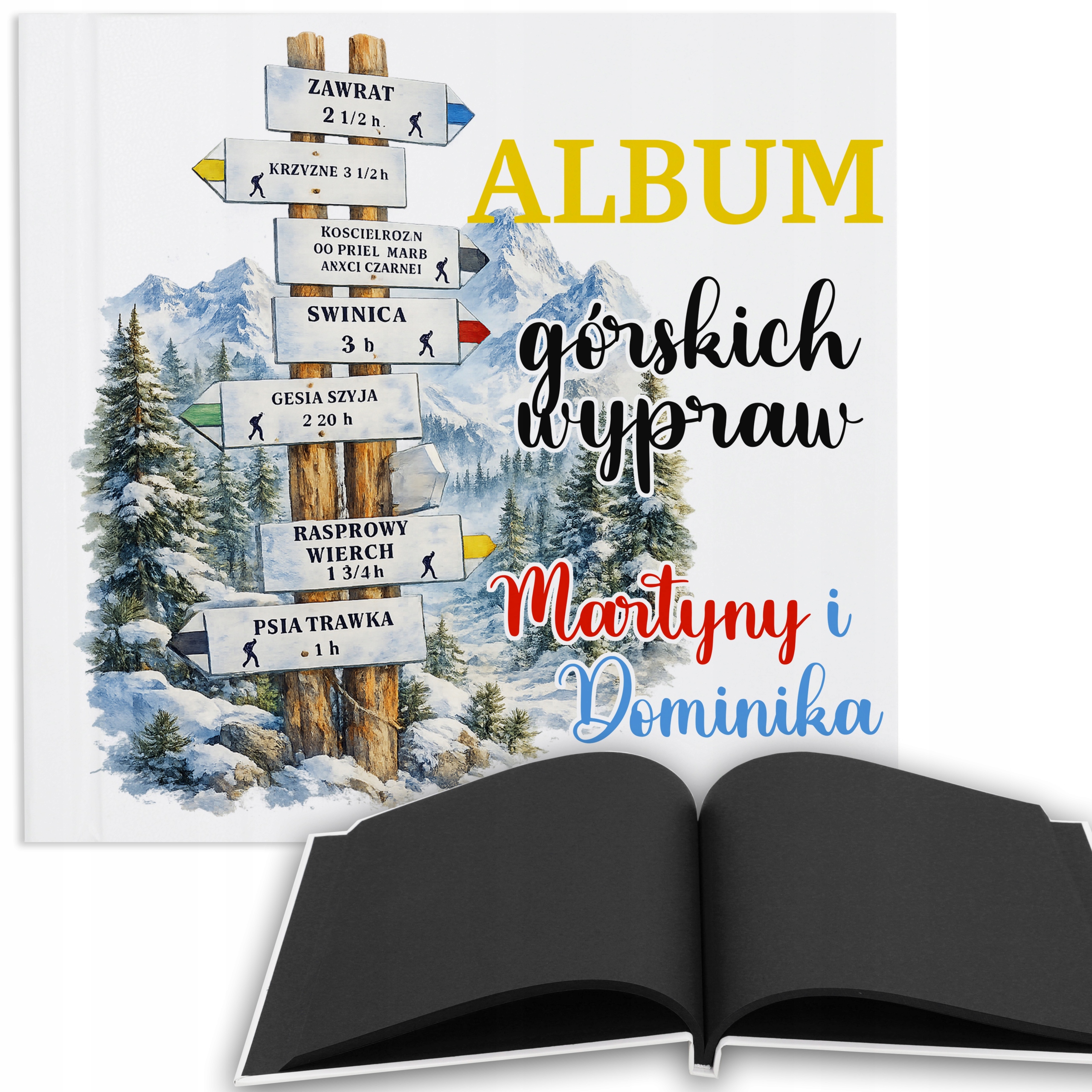 Album Dárek Pro Páry Pro Milovníky Horských Výprav 100 stran Černé