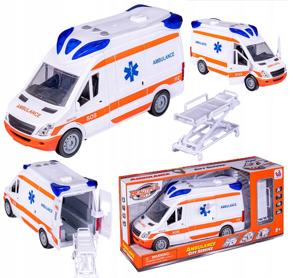 

Pojazd Auto Karetka Ambulans Z Napędem Nosze