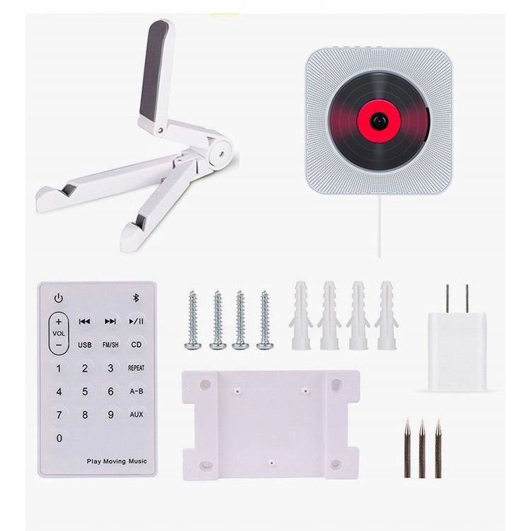 PRZENOŚNY ODTWARZACZ CD GŁOŚNIK BLUETOOTH USB Kod producenta 16030000101