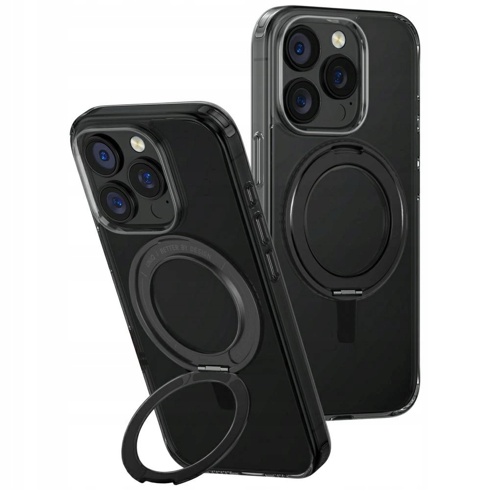 Etui Uniq Swivix 360 Rotating Kickstand na iPhone 16 Pro czarne