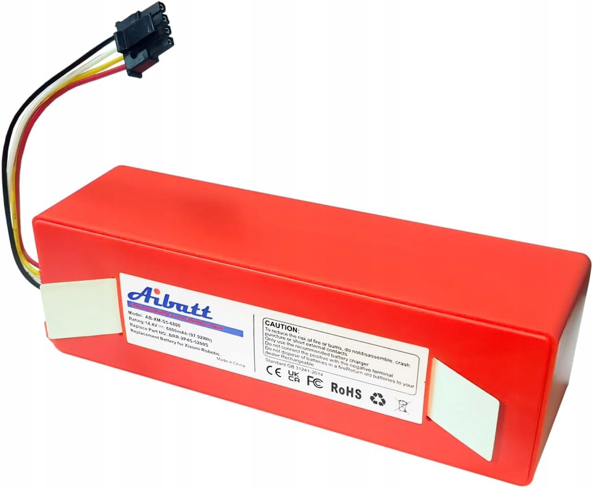 Batéria 6800 mAh 14.4 V pre Xiaomi Roborock S5 S6 S7 E4 Q7 T6