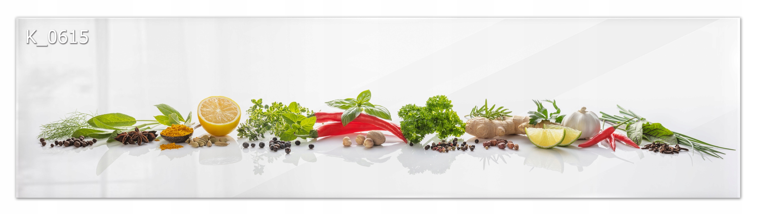 Panele szklane szkło hartowane 200x50 abstrakcja Długość 200 cm