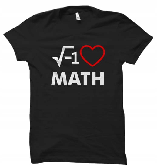 

I Love Math matematyka koszulka damska