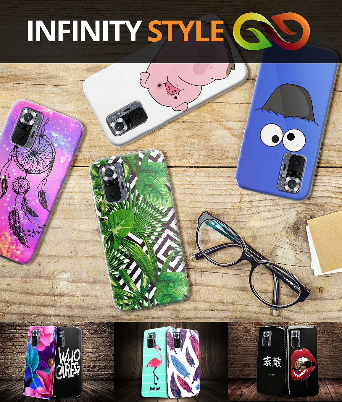 ETUI NAJŁADNIEJSZE DO REDMI NOTE 10 PRO WZORY Dedykowany model Redmi Note 10 Pro