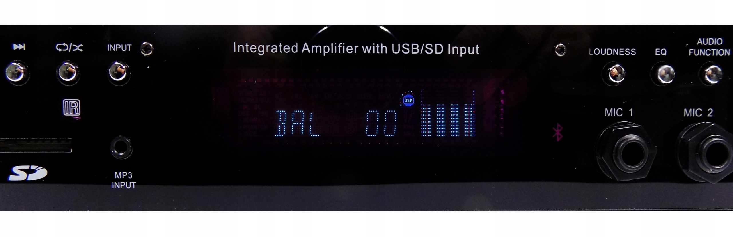 KINO DOMOWE KOLUMNY GŁOŚNIKOWE STEREO AMPLITUNER BLUETOOTH RADIO USB SD AUX Impedancja znamionowa 8 Ω
