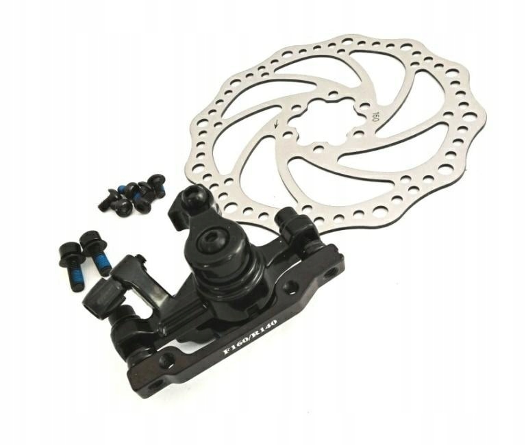 Hamulec przedni tarczowy mechaniczny Radius BX-351 T160 mm