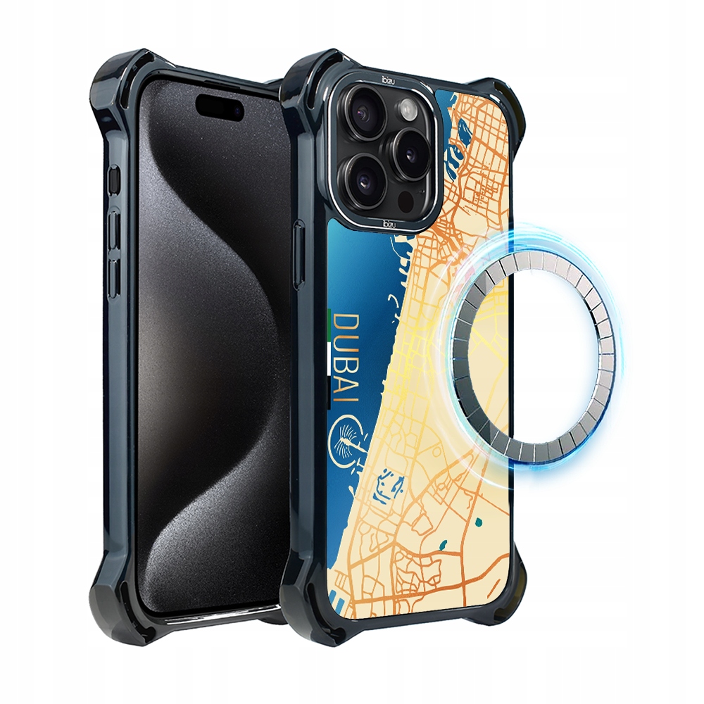 Pouzdro iPhone 15 Pro Ibizu DropGuard Ultra s MagSafe, Dubaj