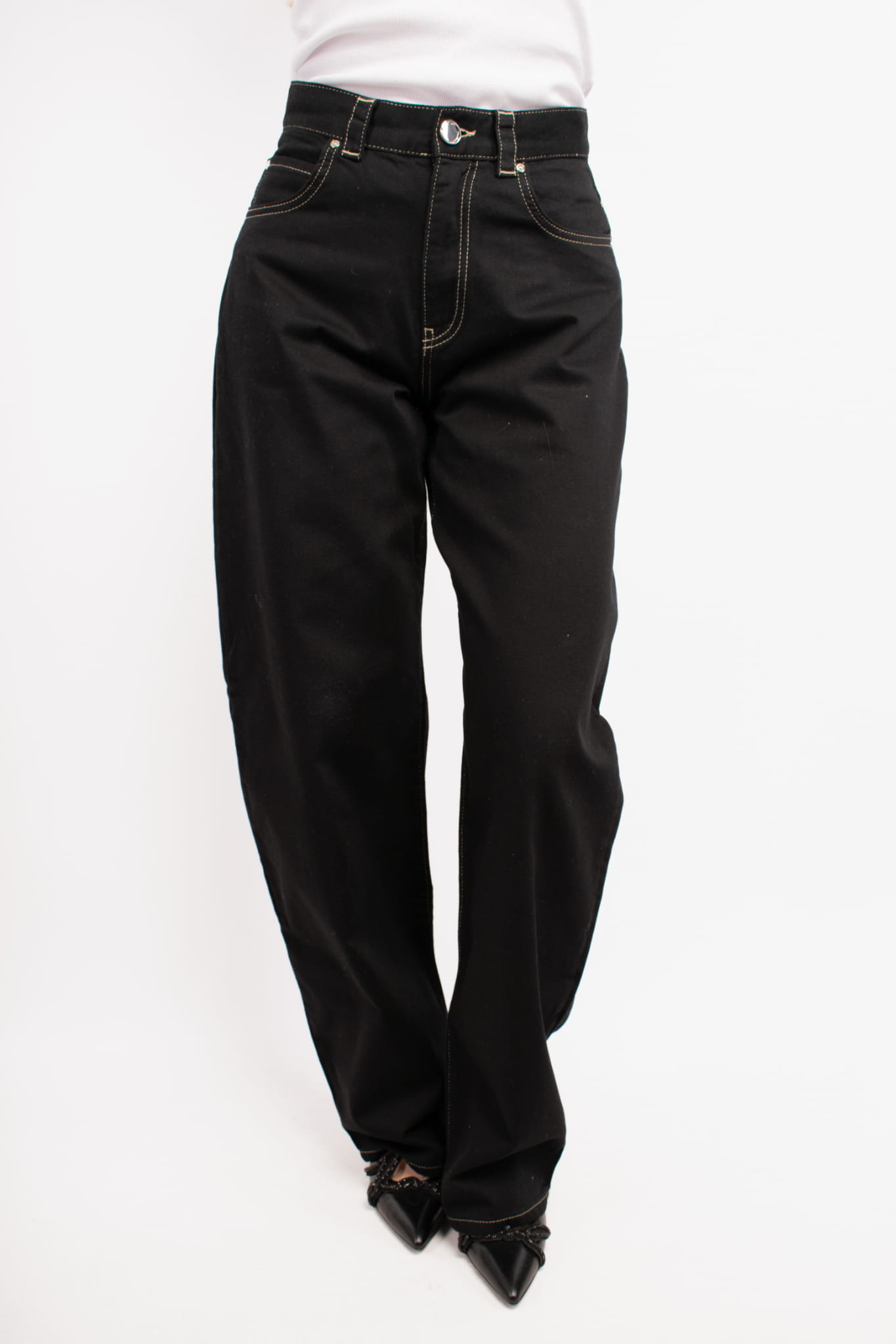 Dámské džíny Pinko 103742 A1VD černé Pants: 28