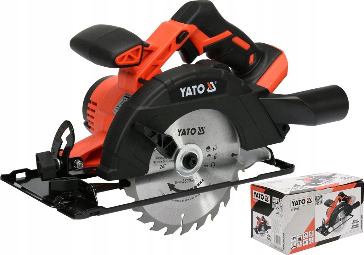 Yato Akumulátorová Pila Výkonná Kotoučová Pila 165 MM 18 V YT-82811