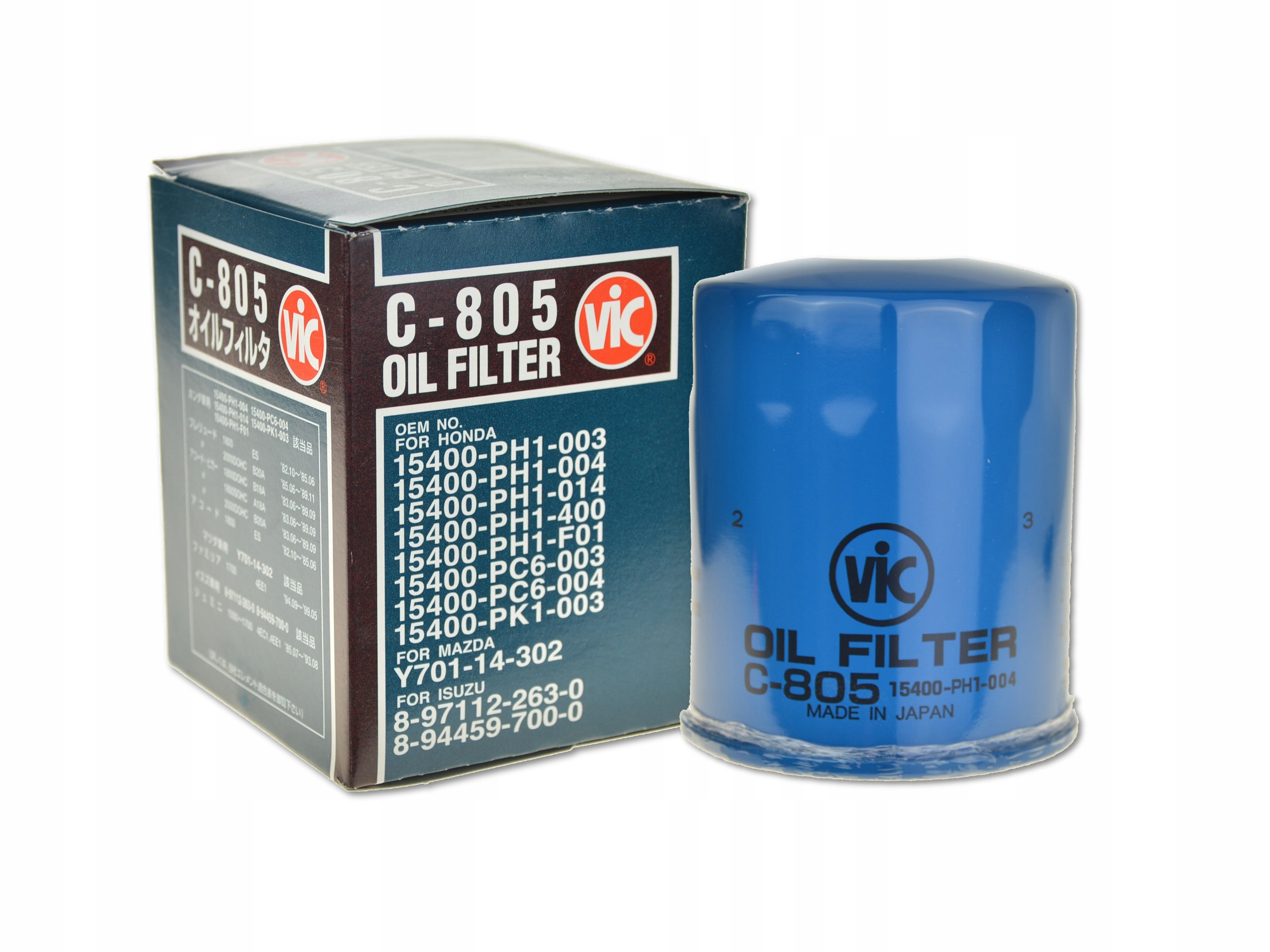 

Filtr Oleju C-805 VIC Made In Japan