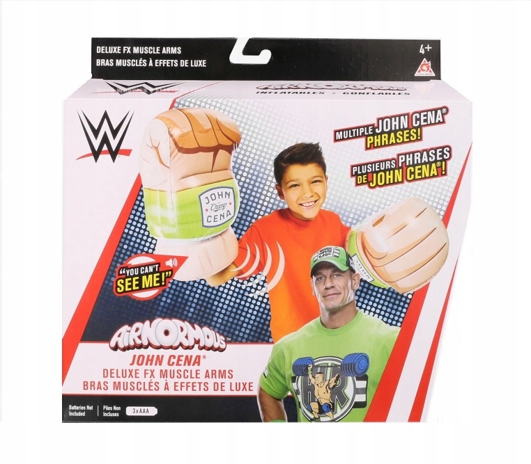 

Wwe Deluxe Dmuchane Rękawice Z Dźwiękiem John Cena
