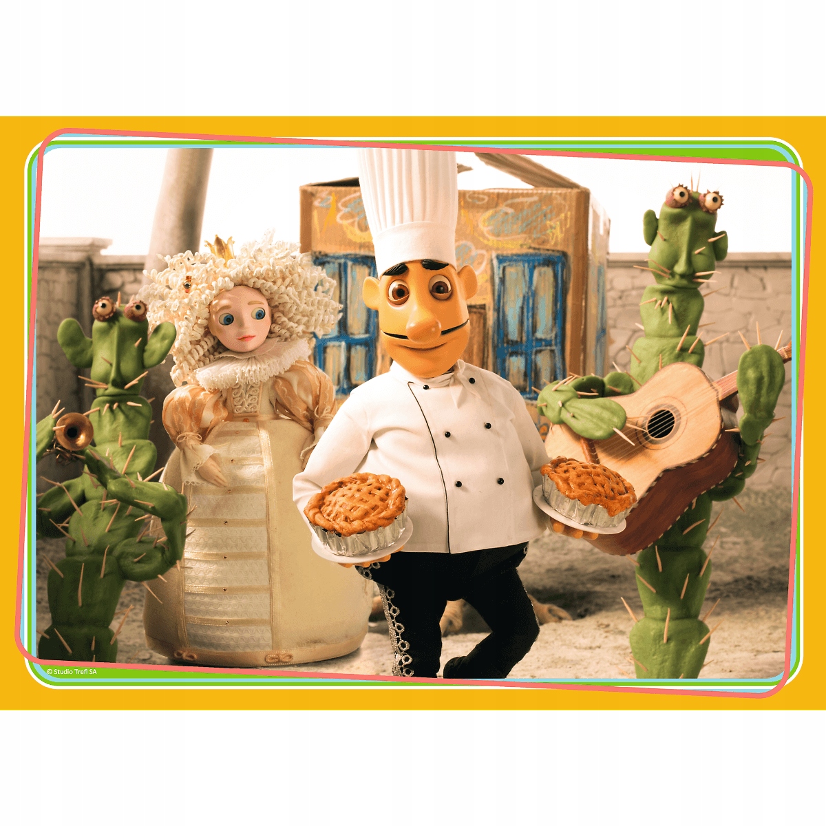 PUZZLE 4w1 Rodzina Treflików 4 obrazki układanka Płeć Chłopcy Dziewczynki