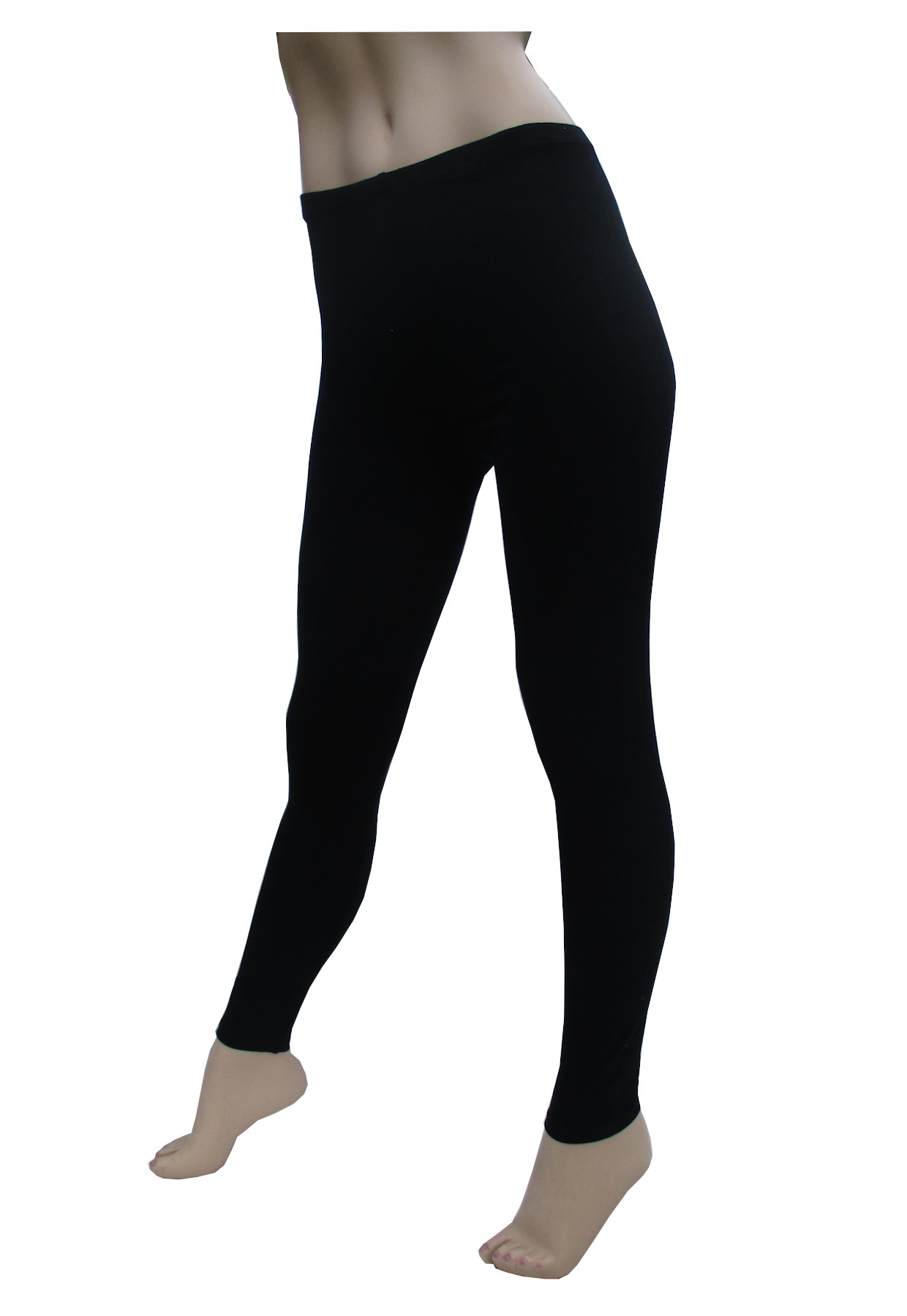 

Legginsy getry ocieplane bawełniane czarne 3XL