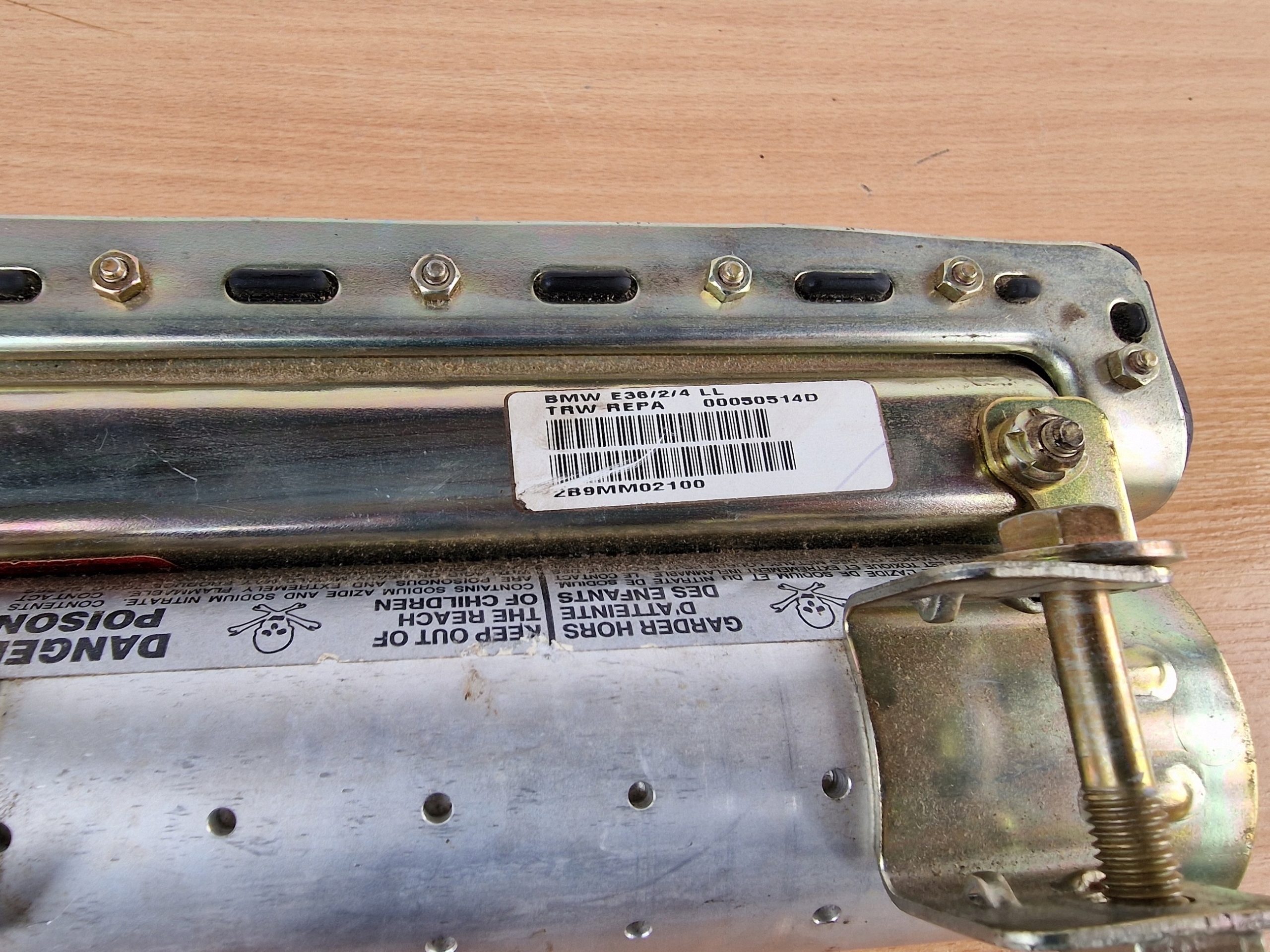 BMW 3 E36 AIRBAG PASSAGER AIRBAG CONSOLE BDB