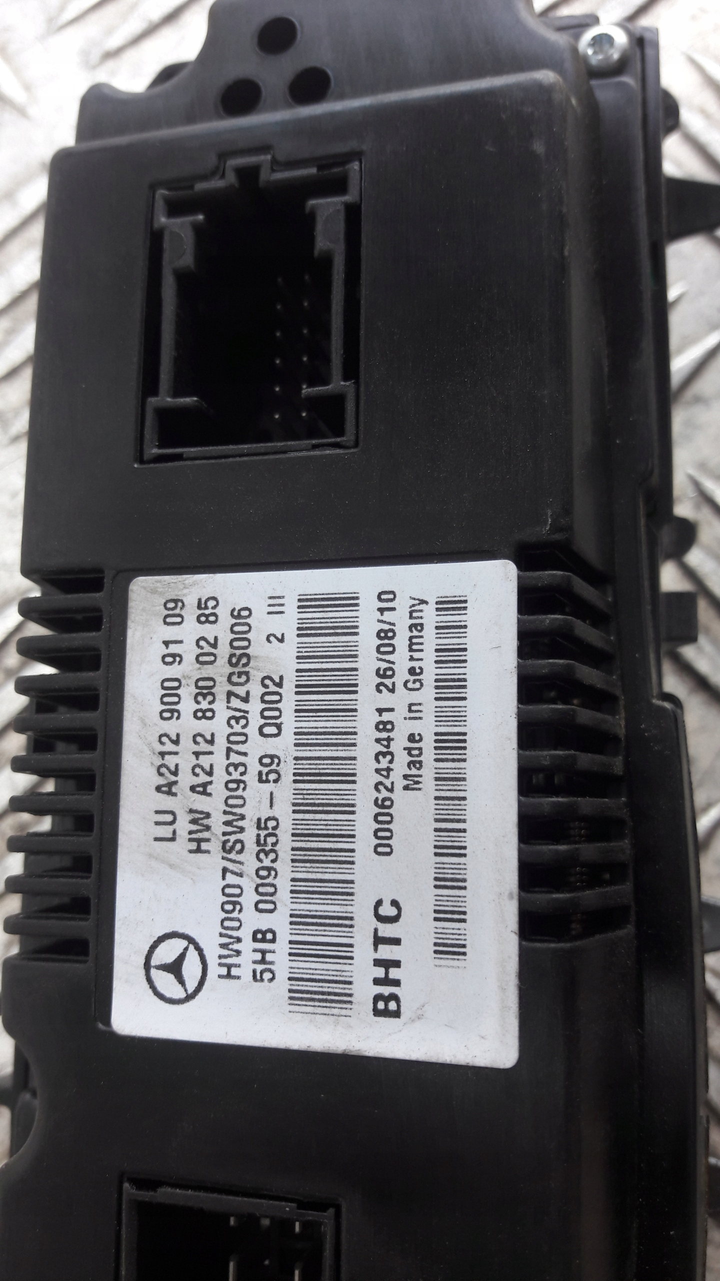 MERCEDES W212 Unite commande clima A2129009109