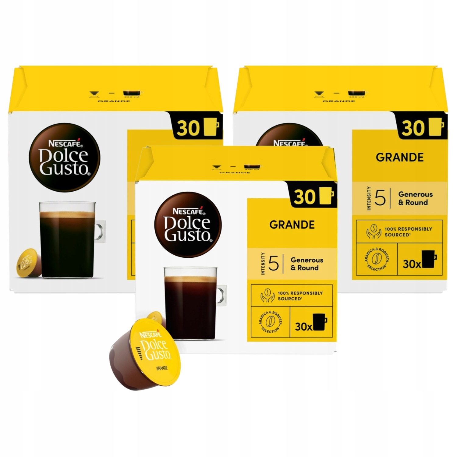 Kapsułki Nescafe Dolce Gusto Grande 3x30szt