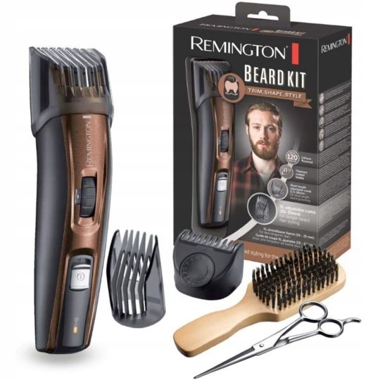 Strihač vlasov Remington MB4046 zastrihávač fúzov 3 nástavce