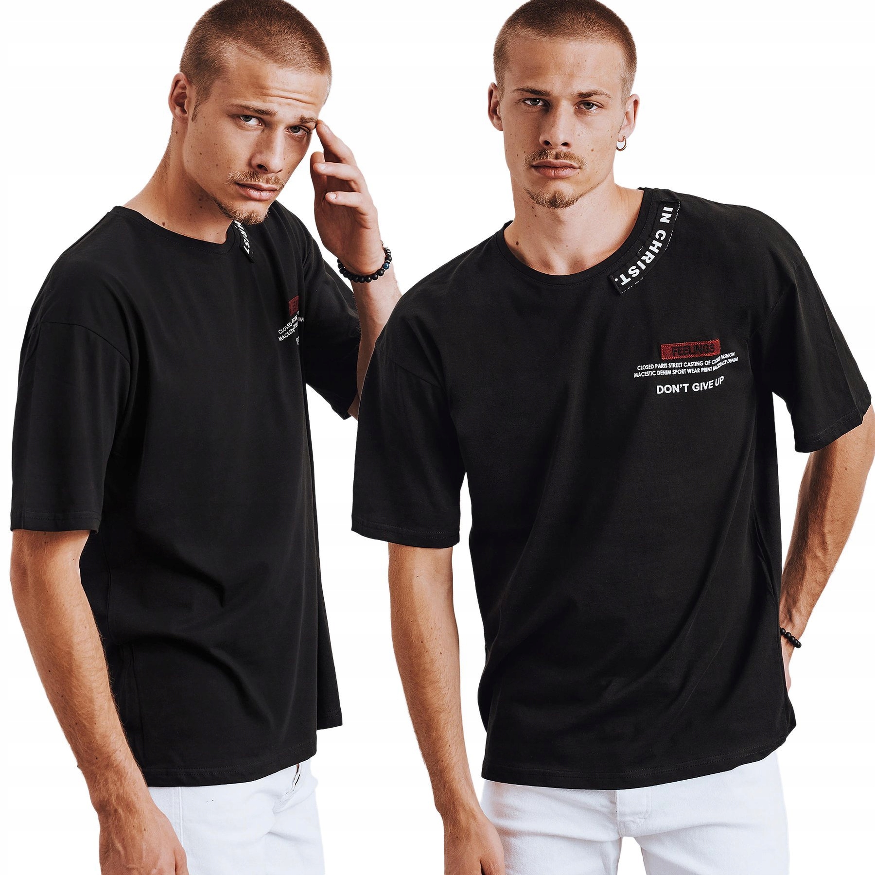 

Męska Koszulka T-shirt Z Nadrukiem rx4608 - L
