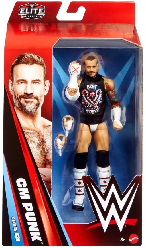 Wwe Wrestling Akční figurka Wwe Elite CM Punk GDF60 JHT46