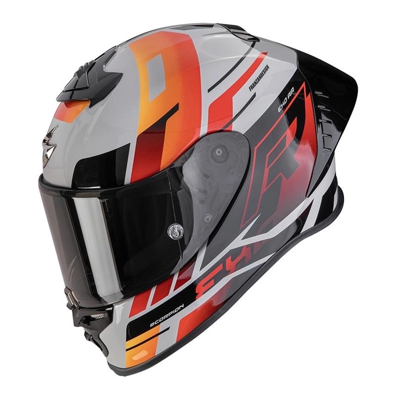 Helma Scorpion EXO-R1 Evo II Air Adrenaline Grey/red/orange červená Darčeky