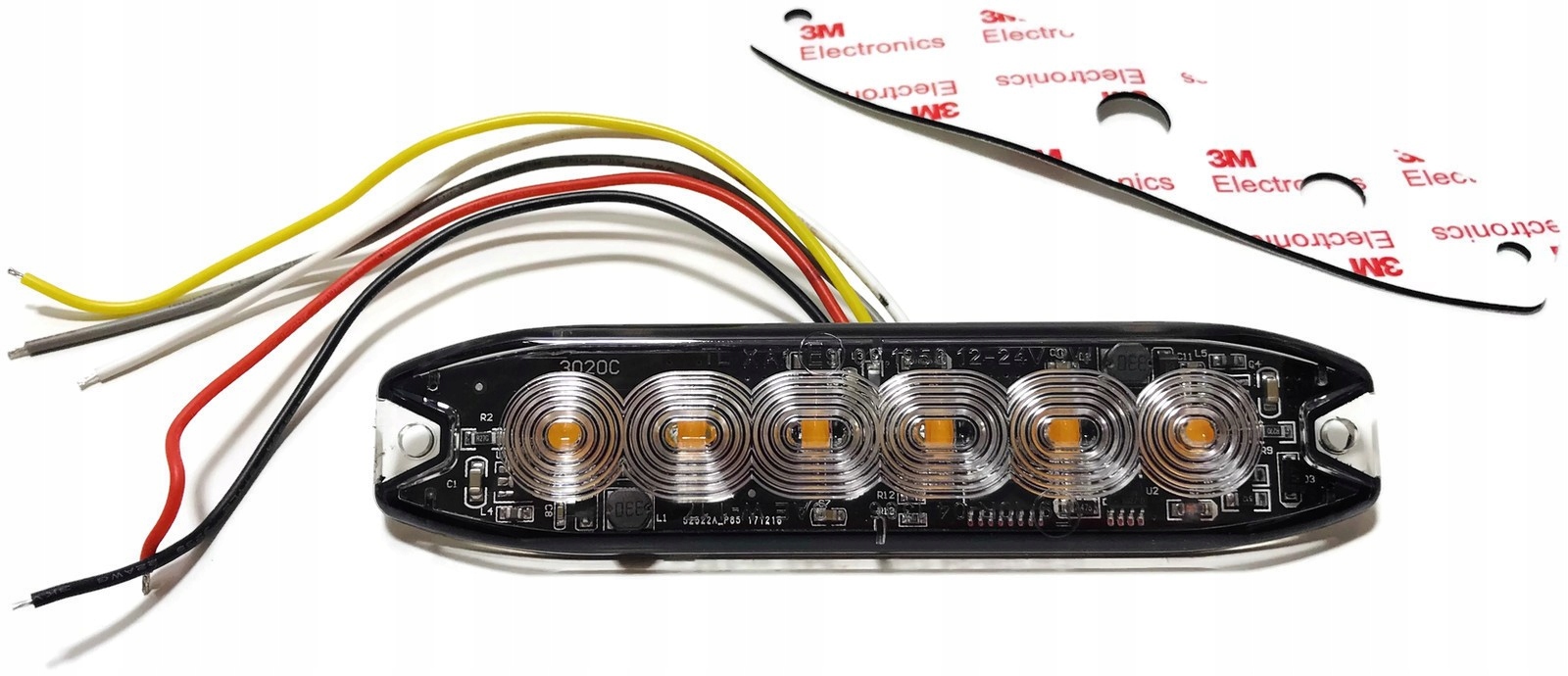 МАЯК 6 LED SLIM STROBE ORANGE