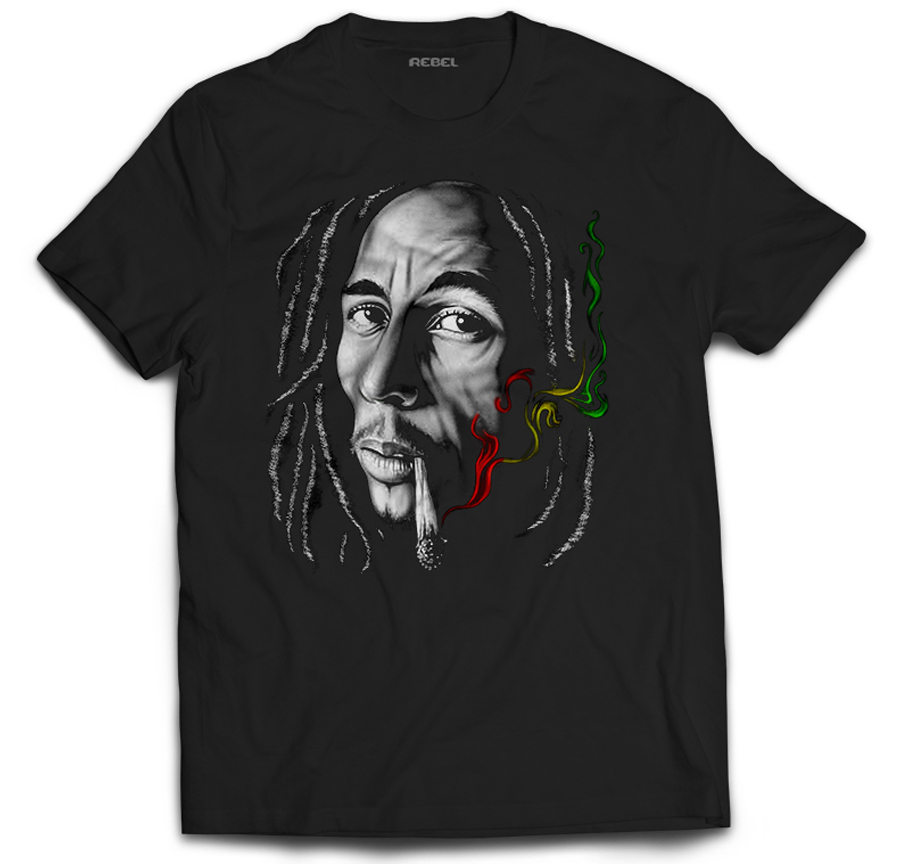 

Koszulka Prezent Fan Muzyki Reggae Bob Marley XL