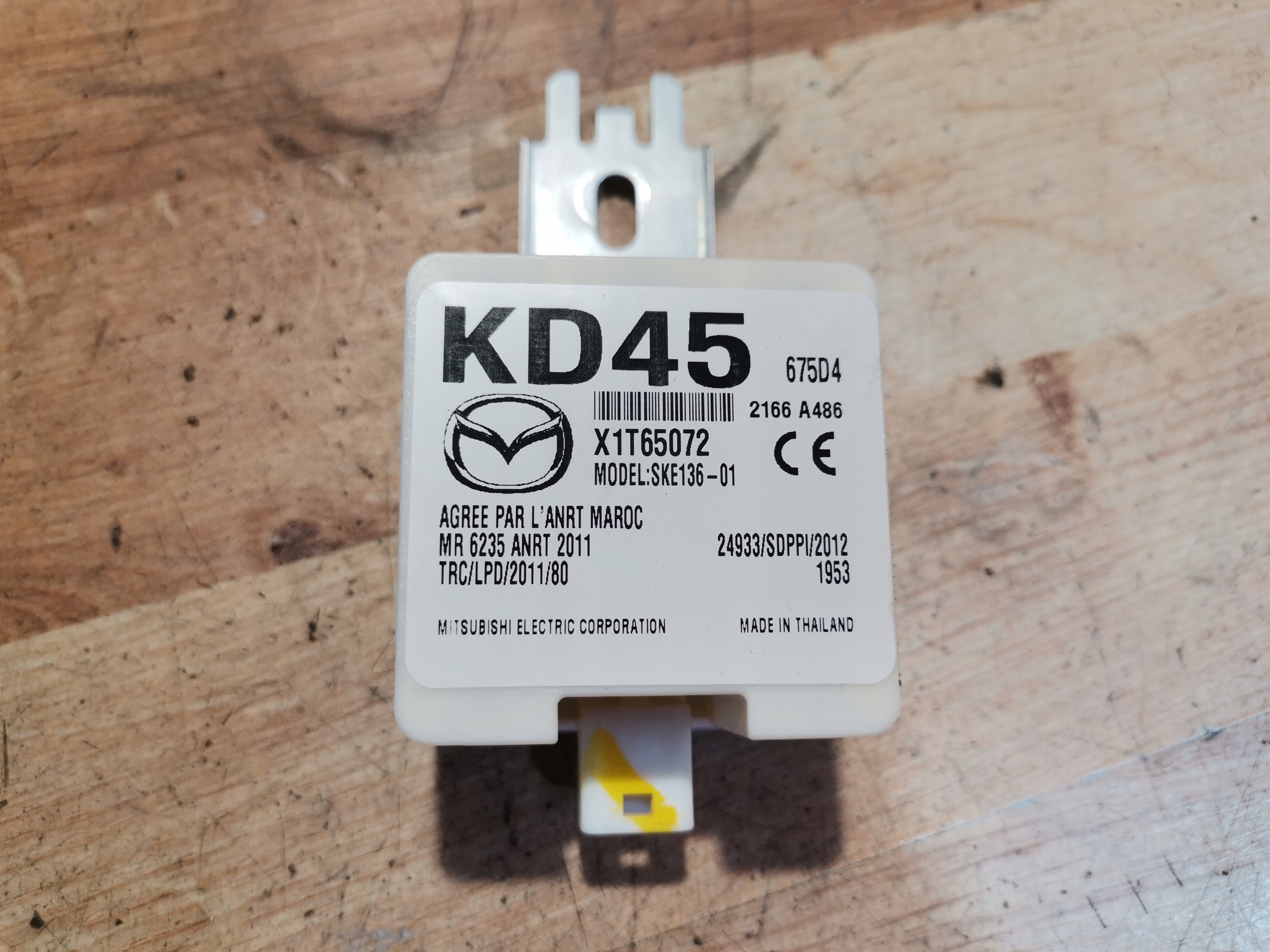 module control unit aerial X1T65072 MAZDA 3 BM CX5 6 GJ