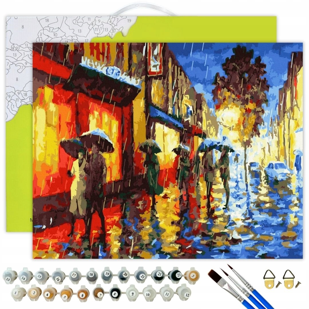 Malování Podle Čísel Město Obrázky Pro Malování podle čísel s rámem Oh Art