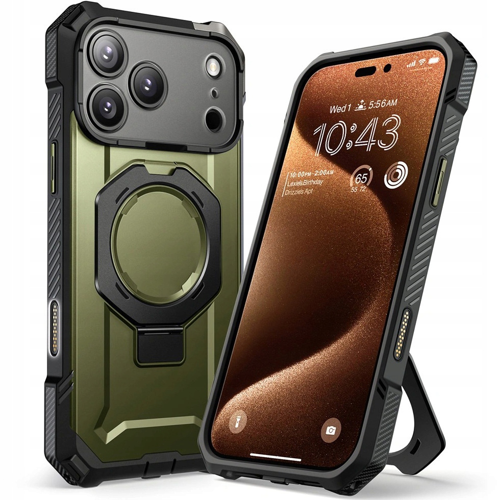 Pouzdro pouzdro Supcase pro iPhone 17 Pro, MagSafe, s krytem na tlačítko CC