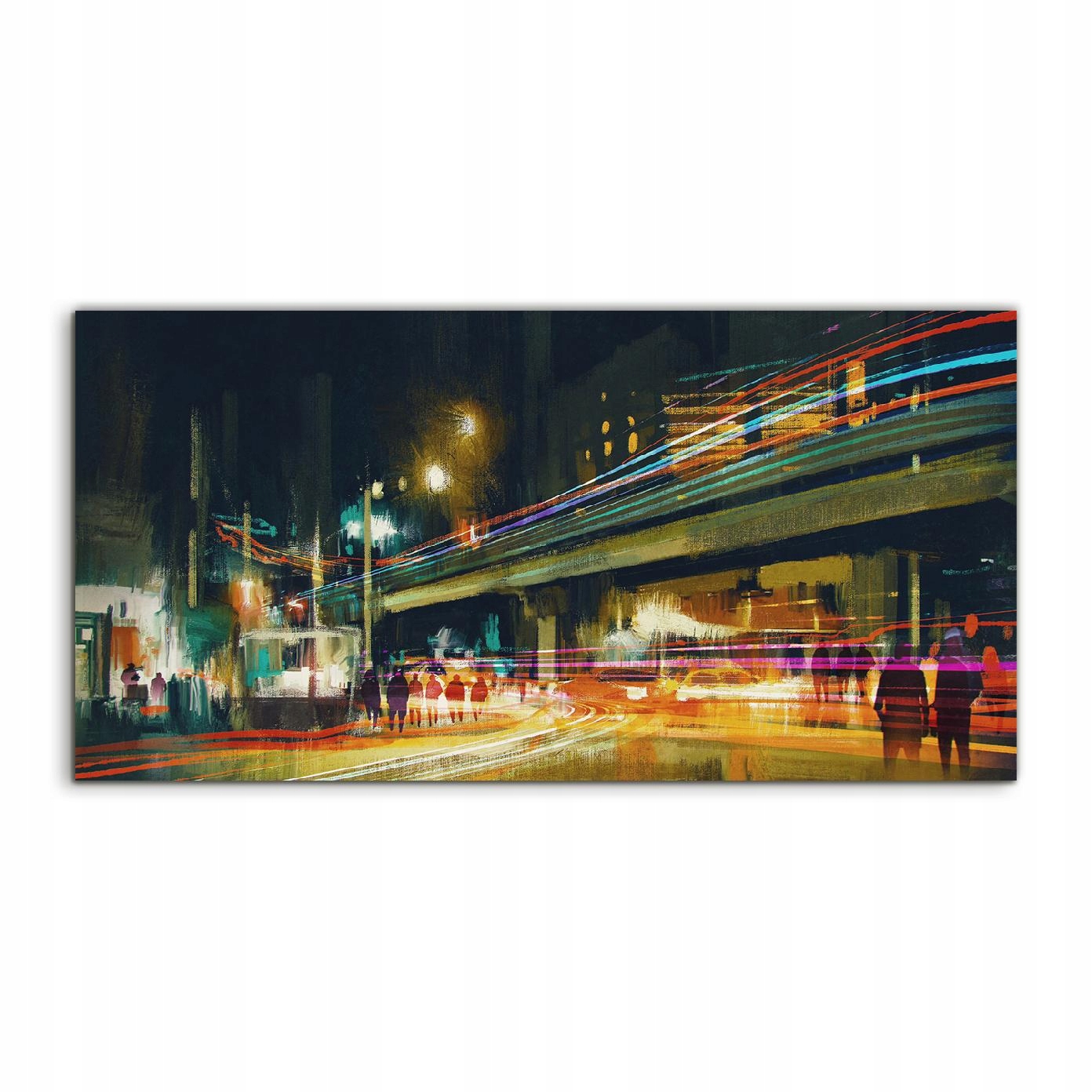 

Fotoobraz akryl 120x60 nowoczesny Miasto Noc Ulice
