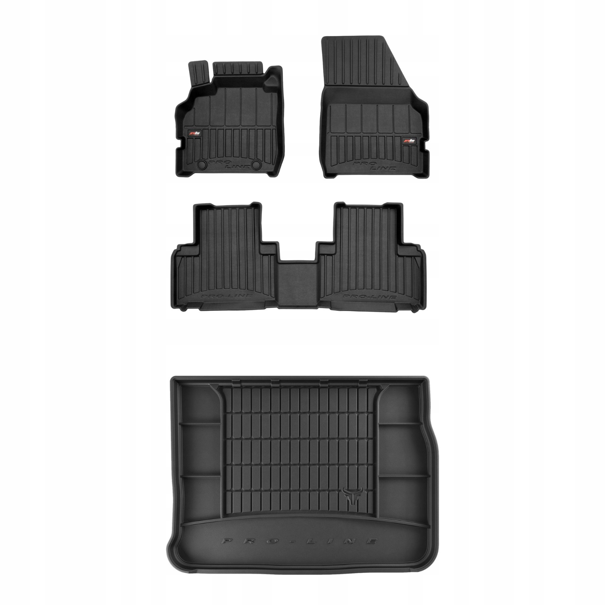 Sada gumových kobercov a rohoží pre Renault Scenic II 2003-2009