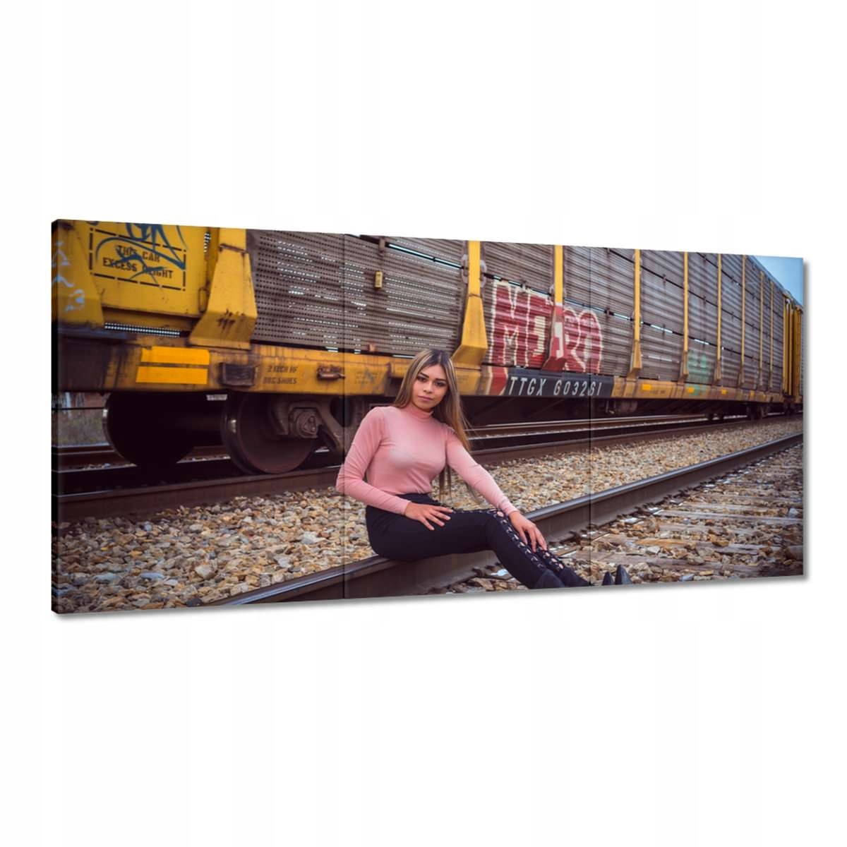 Obrazy 180x90 Železničné vlaky Trať